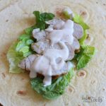 BLT Caesar Chicken Wraps | Bake to the roots