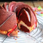 Red Velvet Cheesecake Bundt Cake | Bake to the roots