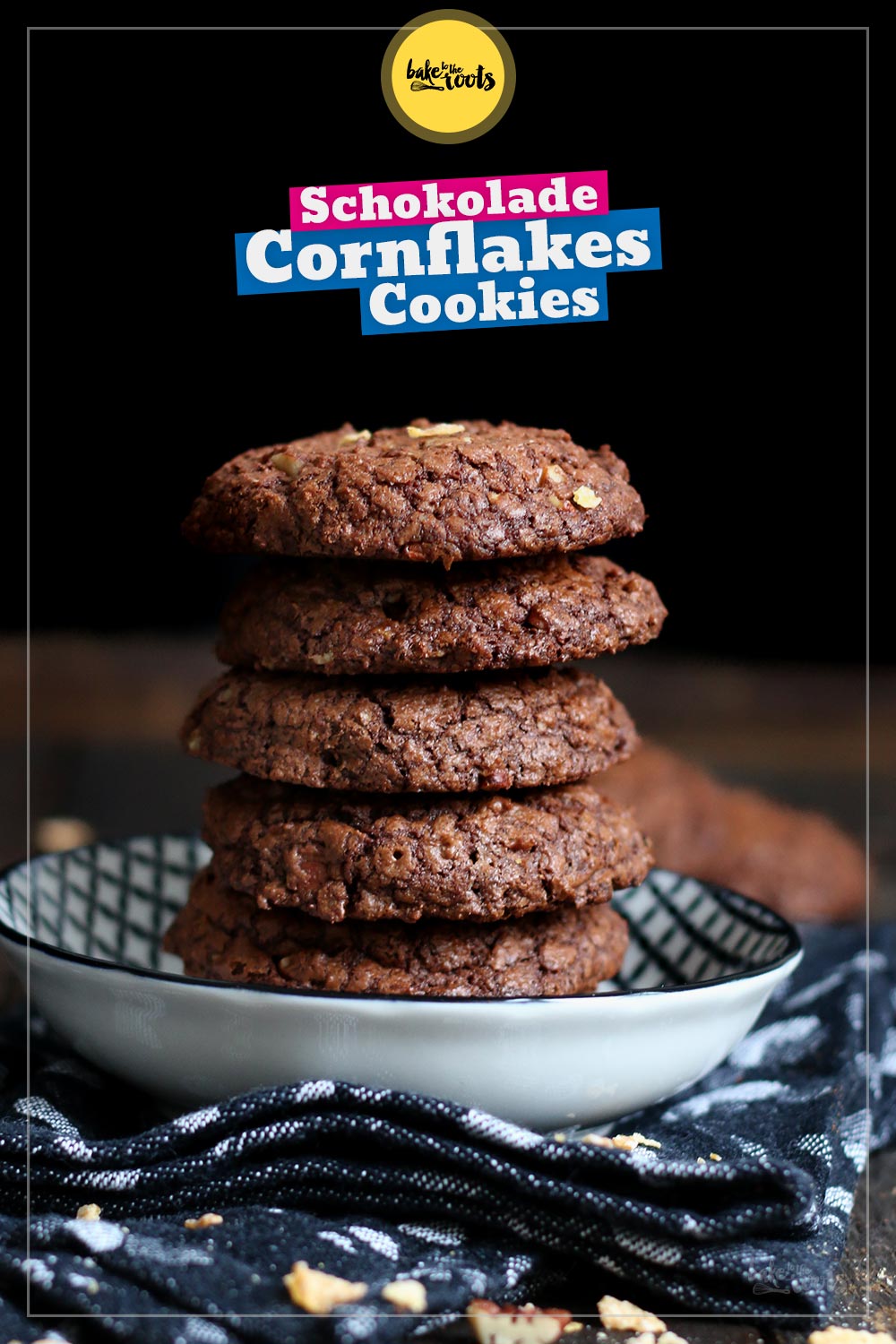 Schokolade Cornflakes & Pekanuss Cookies | Bake to the roots