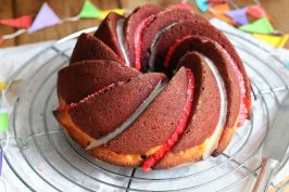 Red Velvet Cheesecake Bundt Cake | Bake to the roots