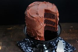 Triple Dark Chocolate Cake | Bake to the roots