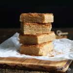 Snickerdoodle Blondies | Bake to the roots