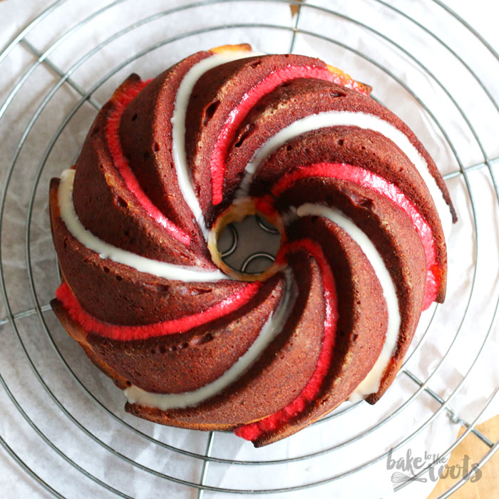 Red Velvet Cheesecake Bundt Cake | Bake to the roots
