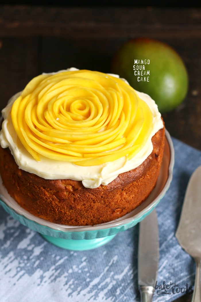 Mango Sour Cream Cake | Bake to the roots