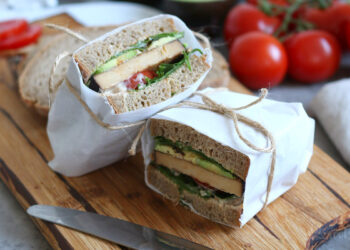 Smoked Tofu Avocado Sandwich | Bake to the roots