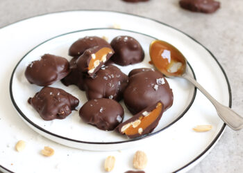 Caramel Nut Clusters | Bake to the roots