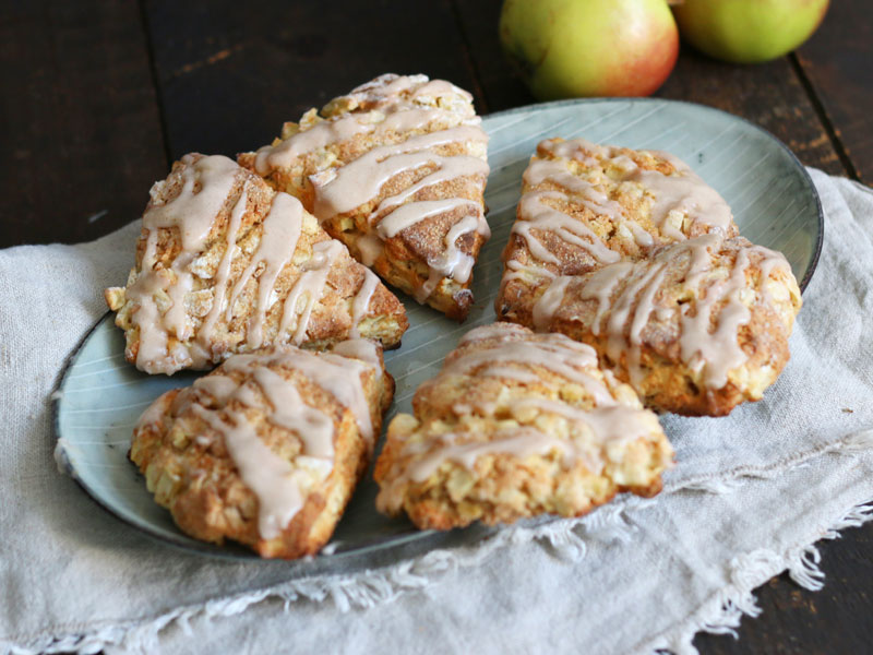 Apple Pie Scones | Bake to the roots