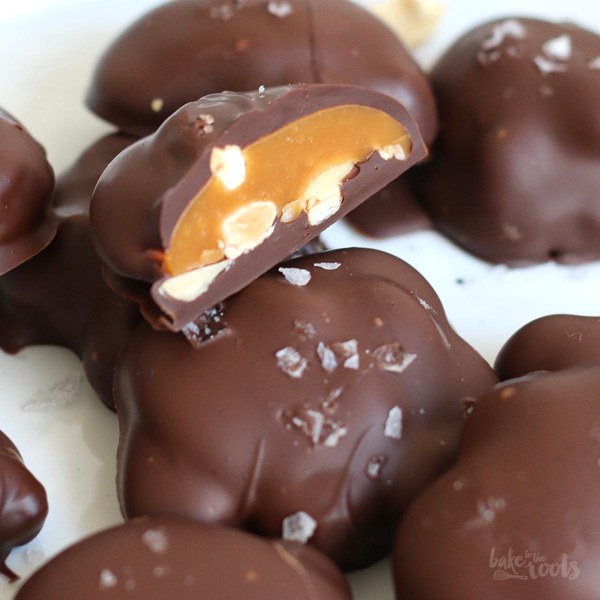 Caramel Nut Clusters | Bake to the roots