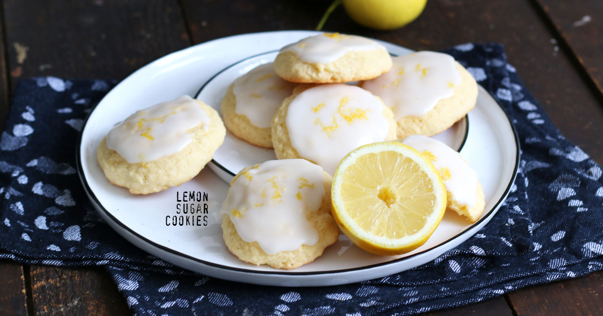 Zitronen Cookies | Bake to the roots