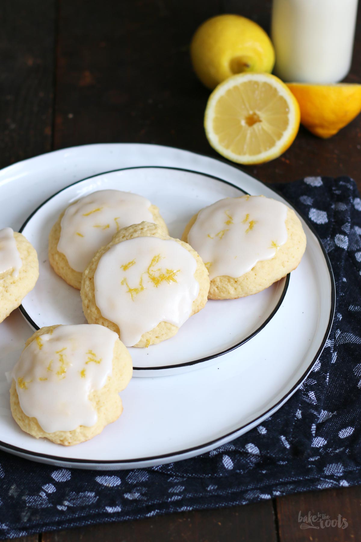 Einfache Zitronen Cookies | Bake to the roots