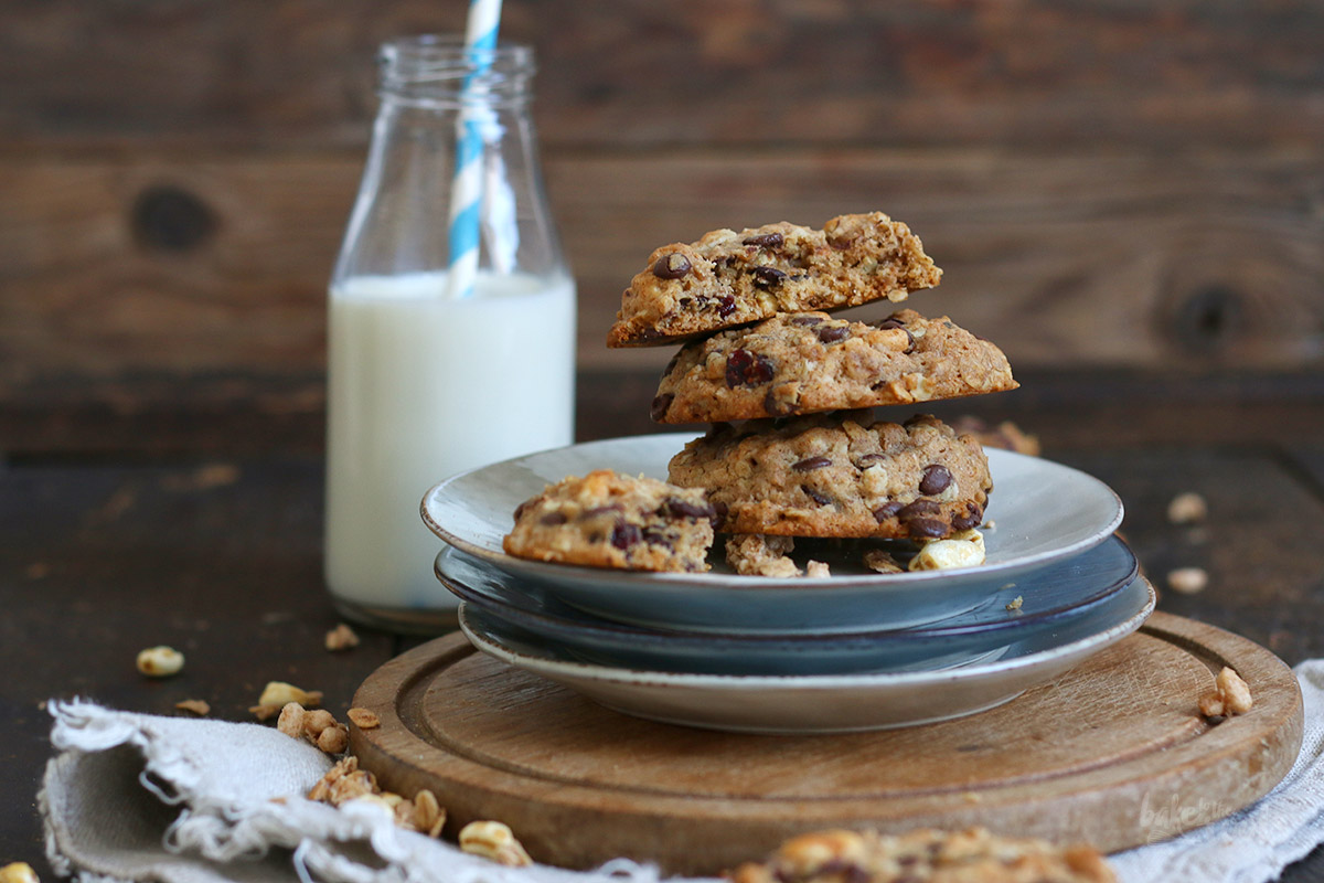 Vegane Müsli Cookies | Bake to the roots