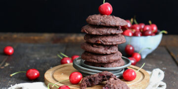 Schwarzwälder Kirsch Cookies | Bake to the roots