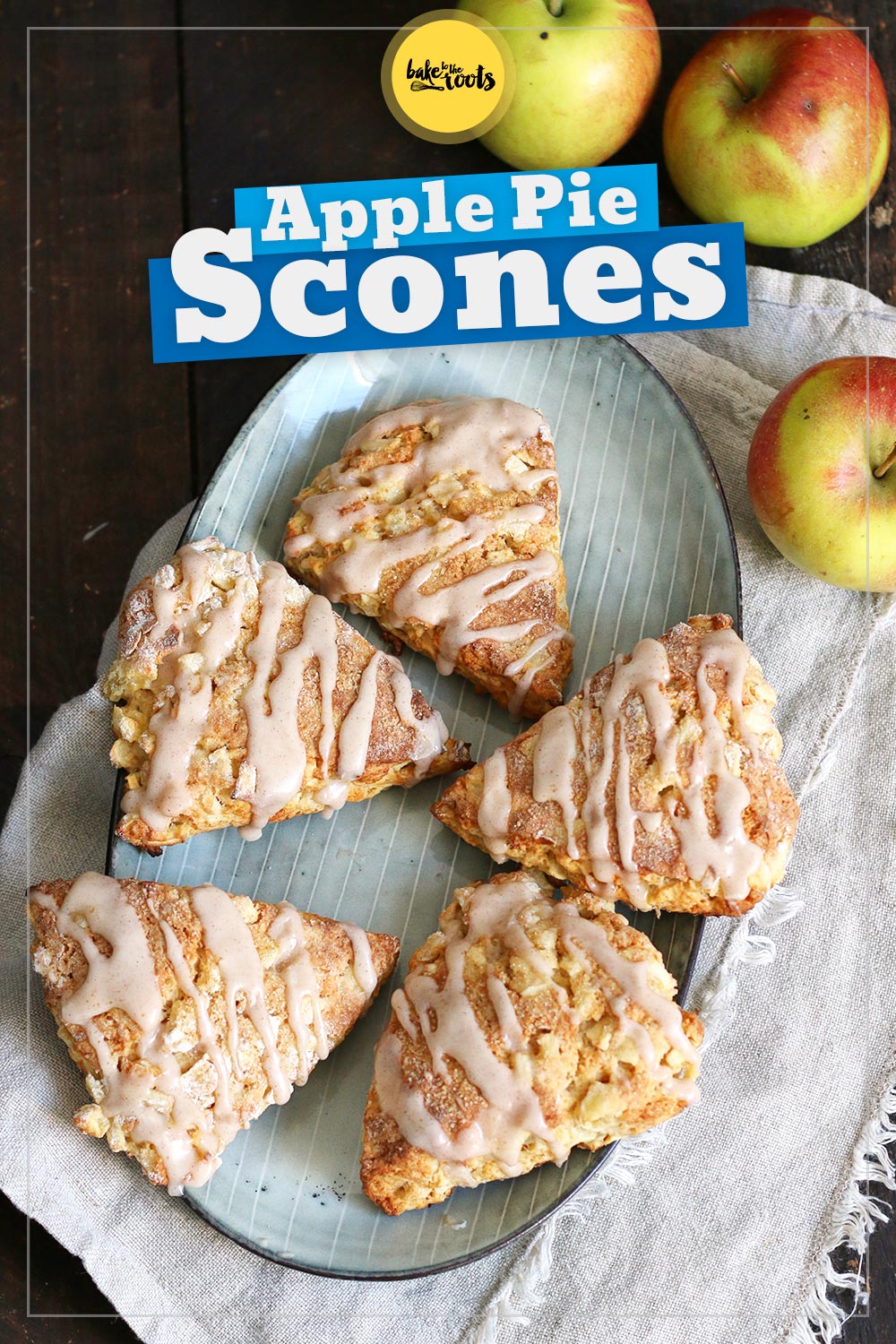 Apple Pie Scones | Bake to the roots
