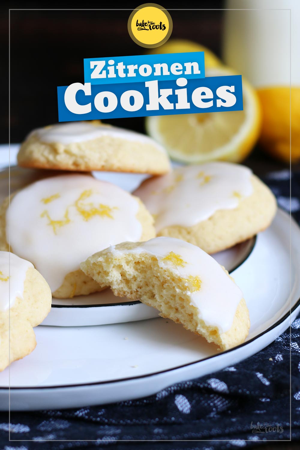 Einfache Zitronen Cookies | Bake to the roots