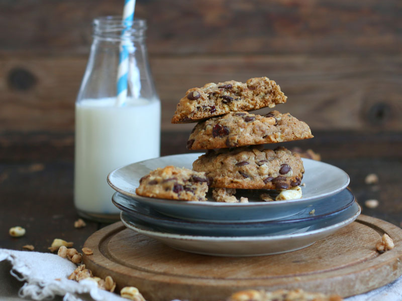 Vegane Müsli Cookies | Bake to the roots