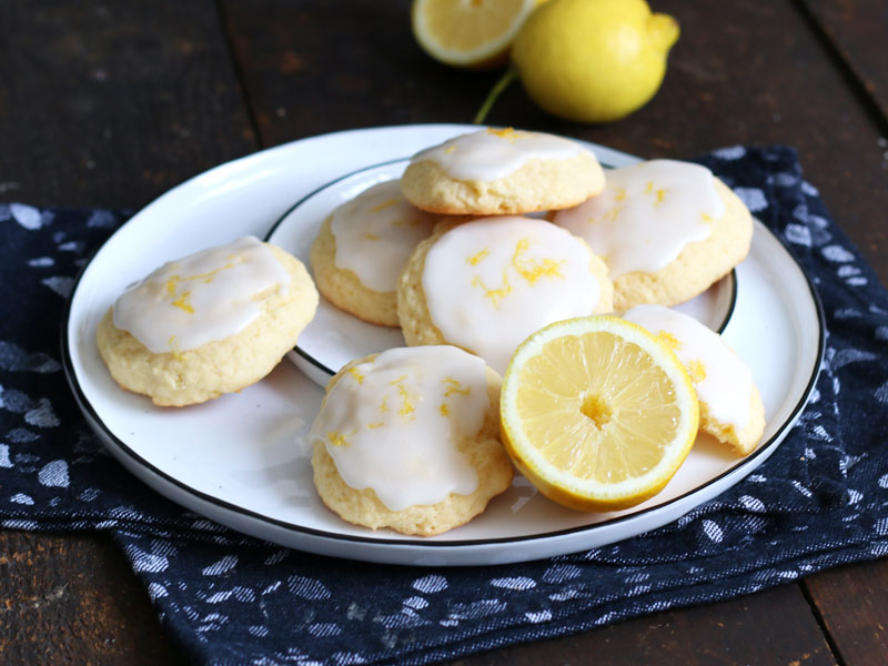 Zitronen Cookies | Bake to the roots