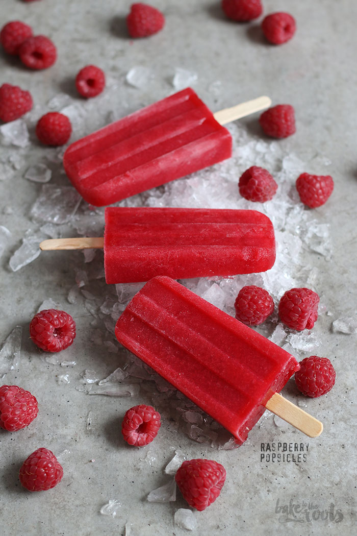 Raspberry Popsicles | Bake to the roots