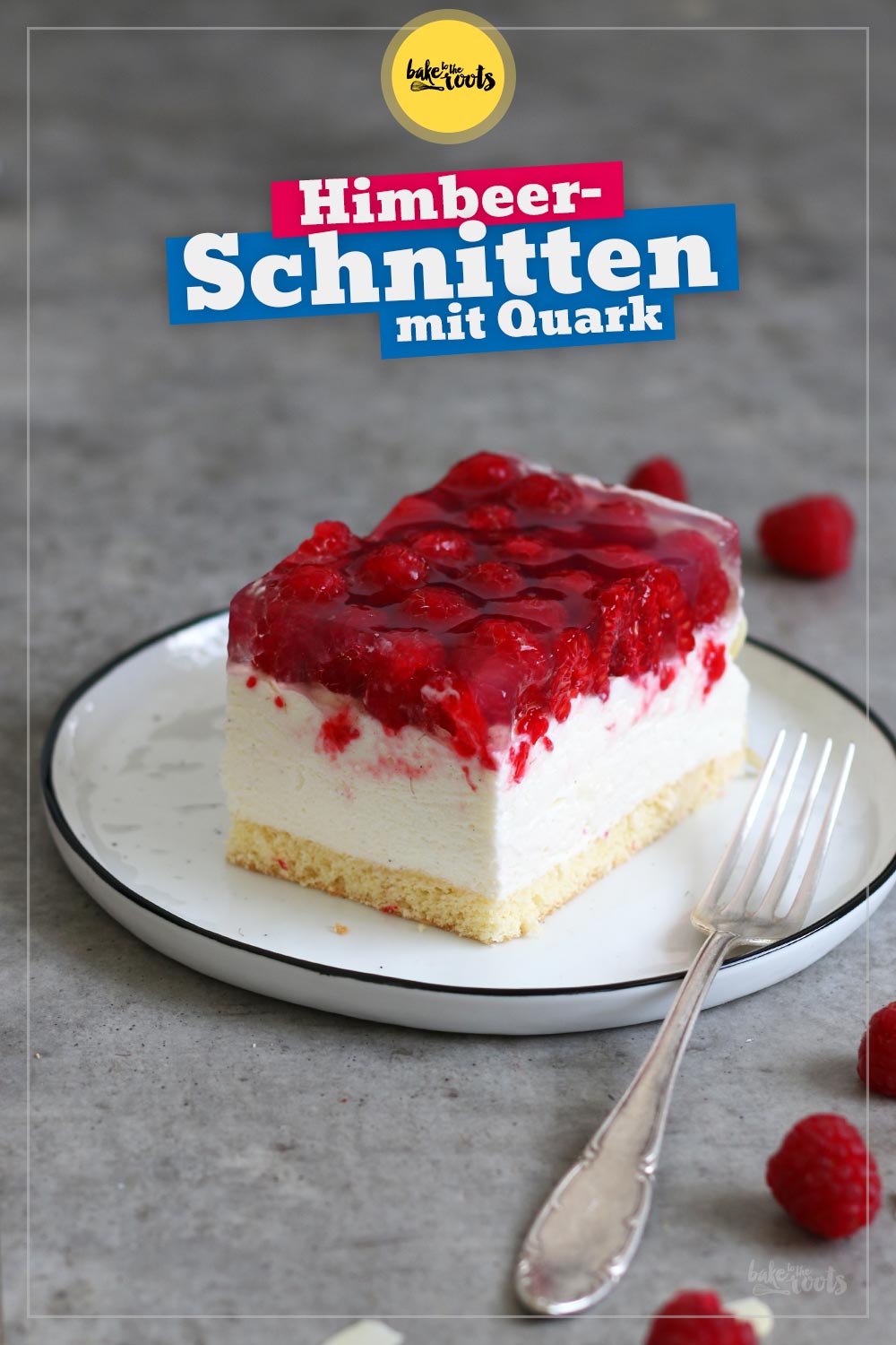 Quark Himberschnitten | Bake to the roots