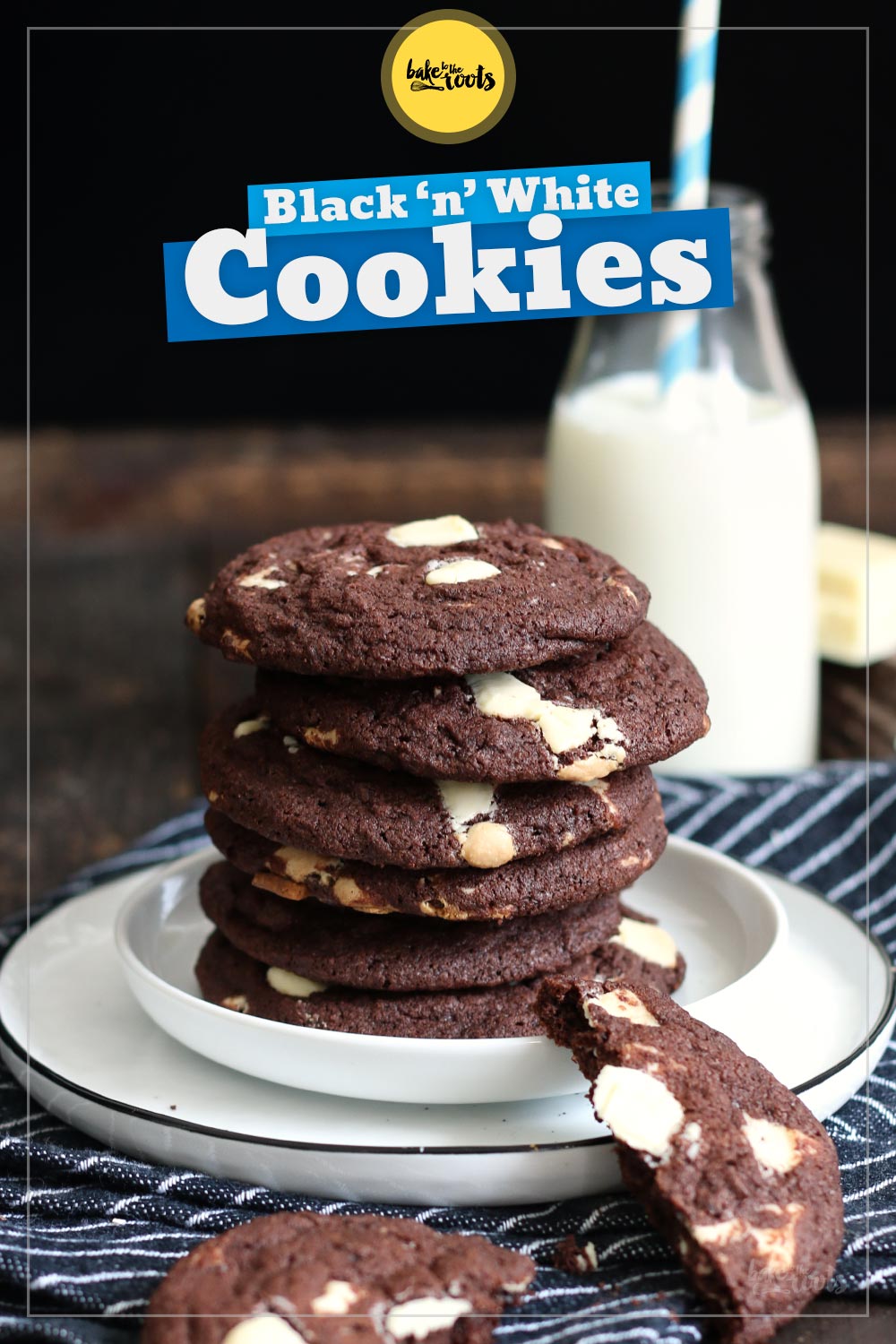 Black 'n' White Cookies | Bake to the roots