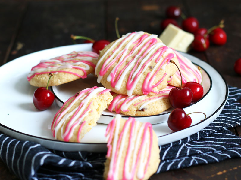 Amarena Cherry Cookies | Bake to the roots