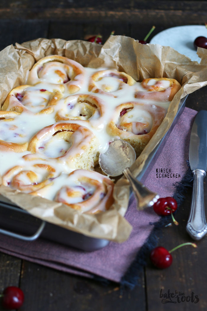Cherry White Chocolate Rolls | Bake to the roots