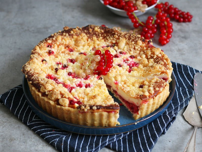Johannisbeerkäsekuchen | Bake to the roots