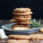 Parmesan Rosmarin Cookies | Bake to the roots