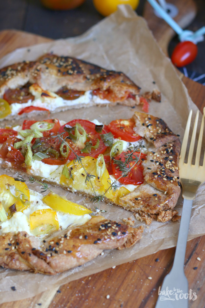 Tomato Feta Galette | Bake to the roots