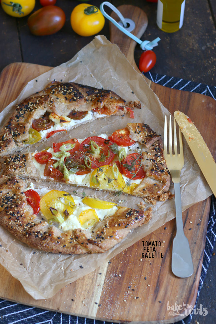 Tomato Feta Galette | Bake to the roots