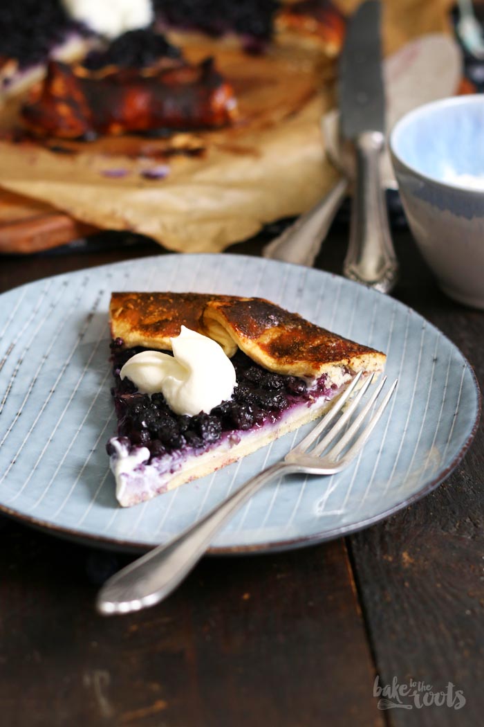 Blueberry Pudding Galette | Bake to the roots
