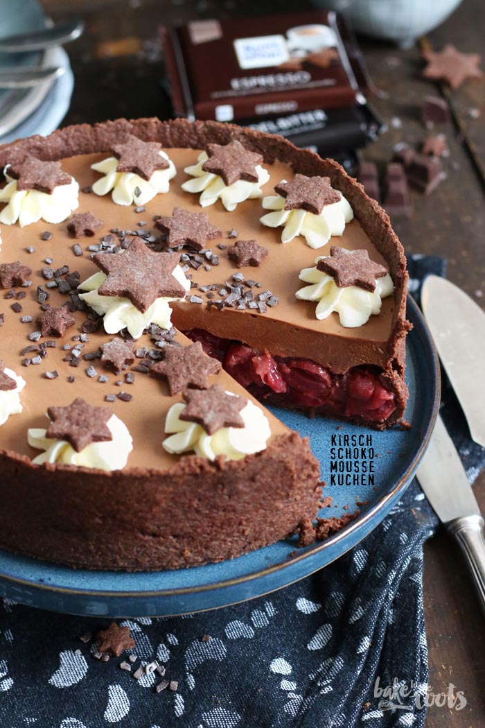 Cherry Chocolate Mousse Cake | Bake to the roots