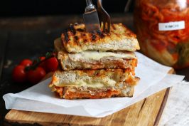 Kimchi Grilled Cheese | Bake to the roots