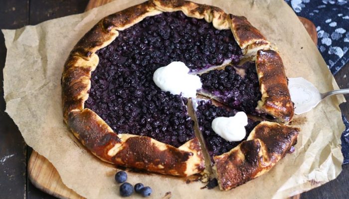 Blueberry Pudding Galette | Bake to the roots