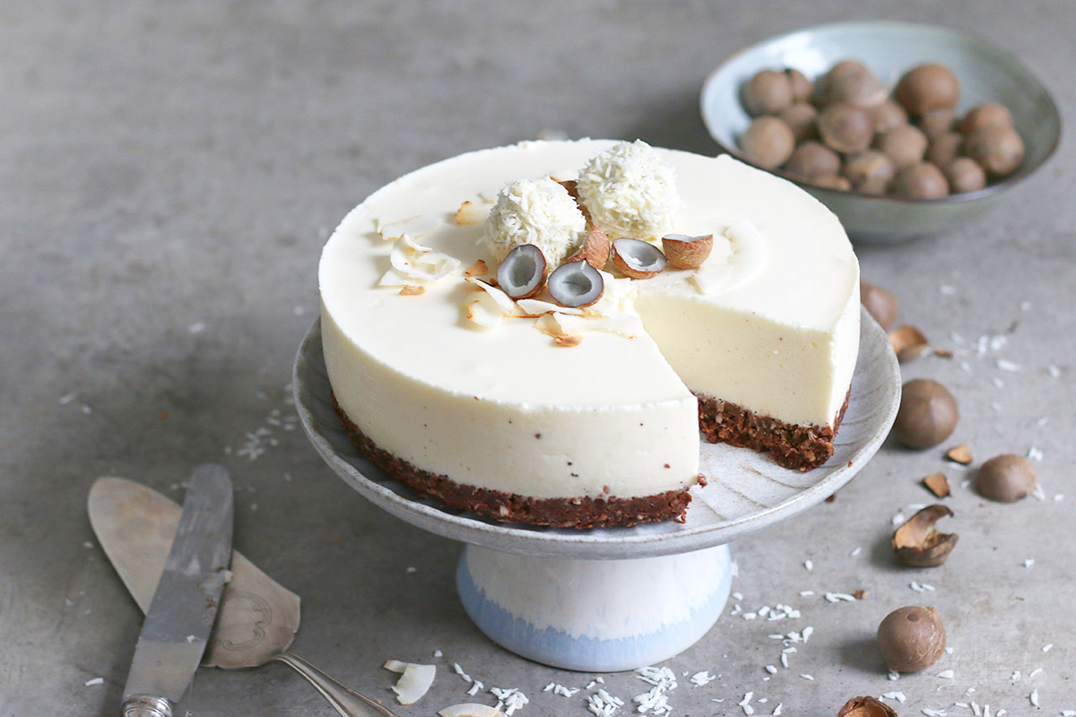 Coconut Cheesecake | Bake to the roots