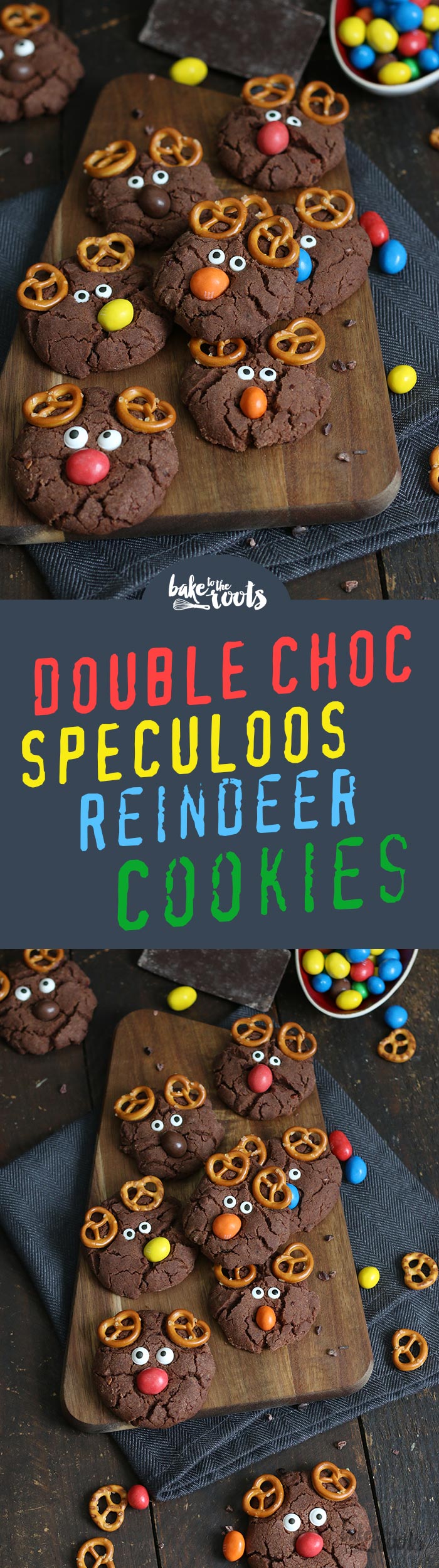 Delcicious Double Chocolate Cookies with Speculoos Spice | Bake to the roots