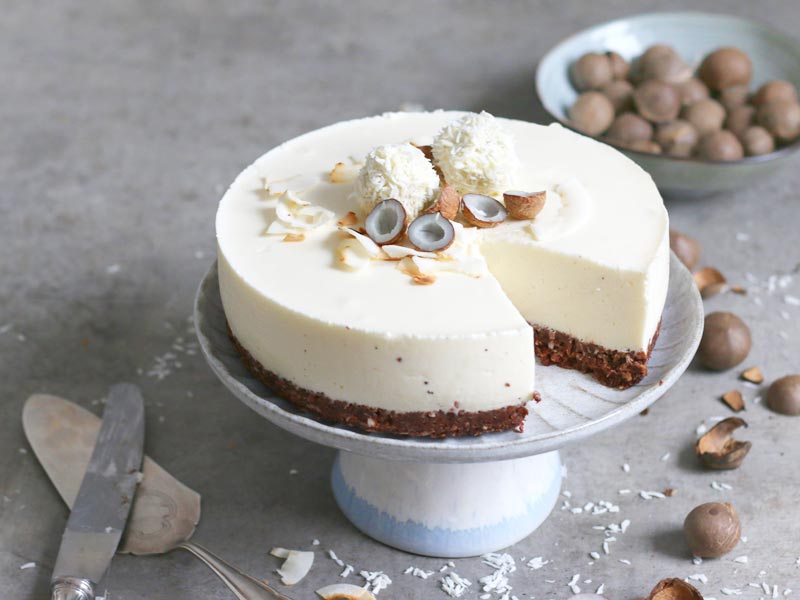 Coconut Cheesecake | Bake to the roots