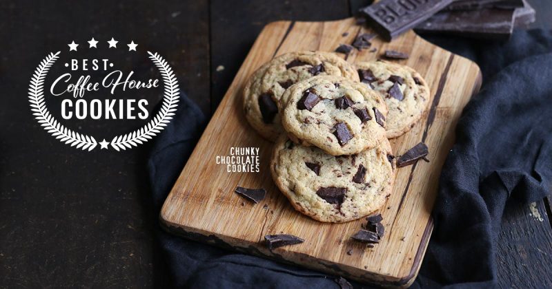 Chunky Chocolate Cookies | Bake to the roots