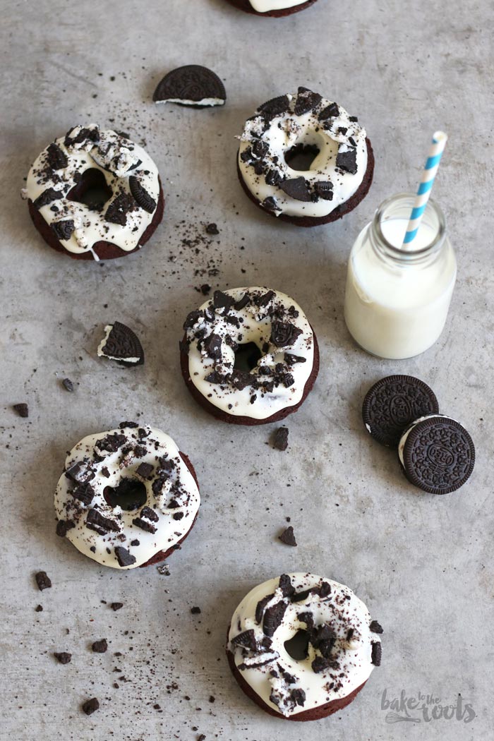 Chocolate Oreo Donuts | Bake to the roots