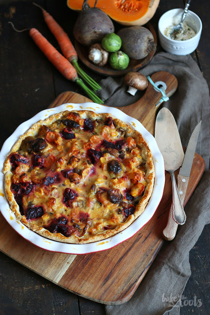 Beetroot Veggie Pie | Bake to the roots