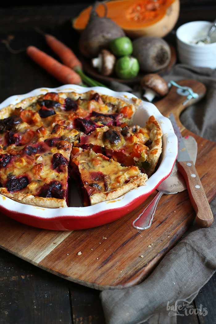 Beetroot Veggie Pie | Bake to the roots