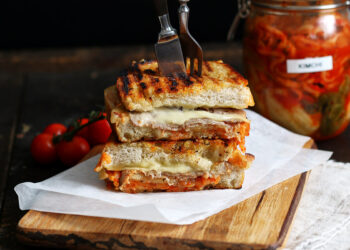 Kimchi Grilled Cheese | Bake to the roots