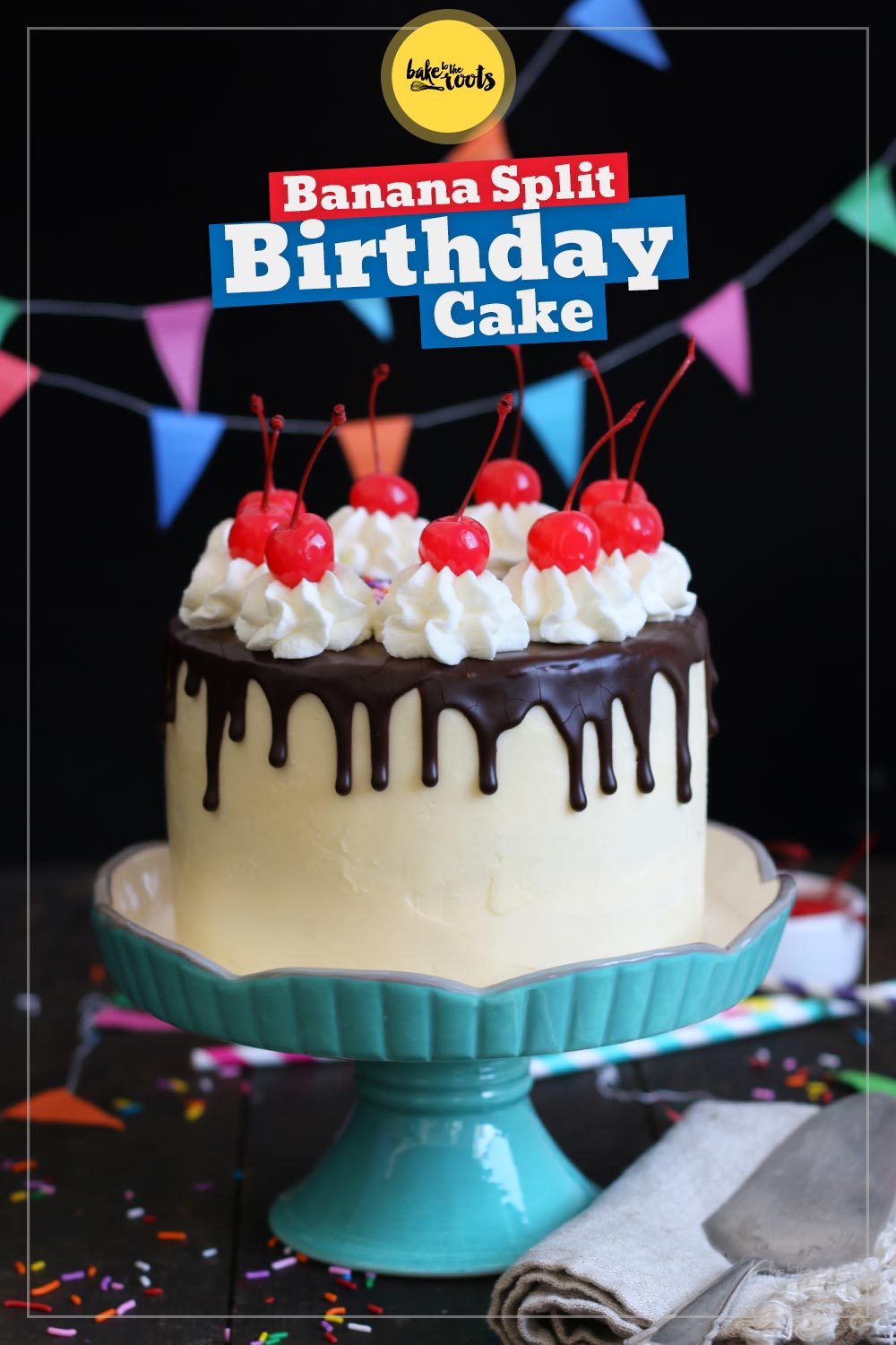 Banana Split Cake | Bake to the roots