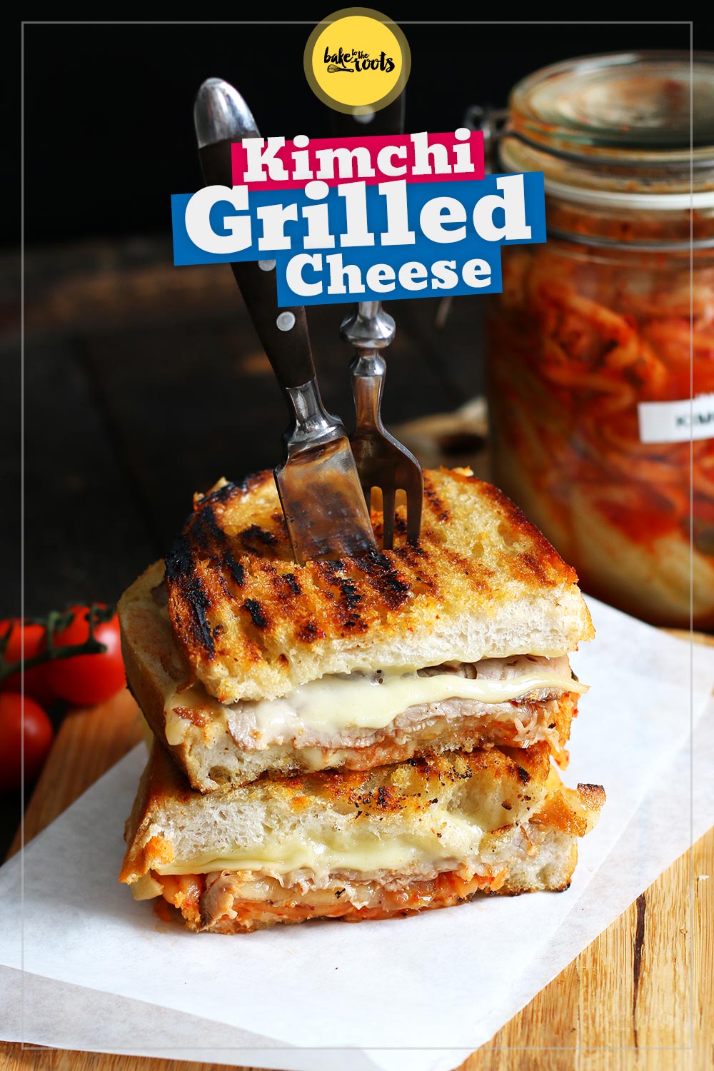 Kimchi Grilled Cheese | Bake to the roots
