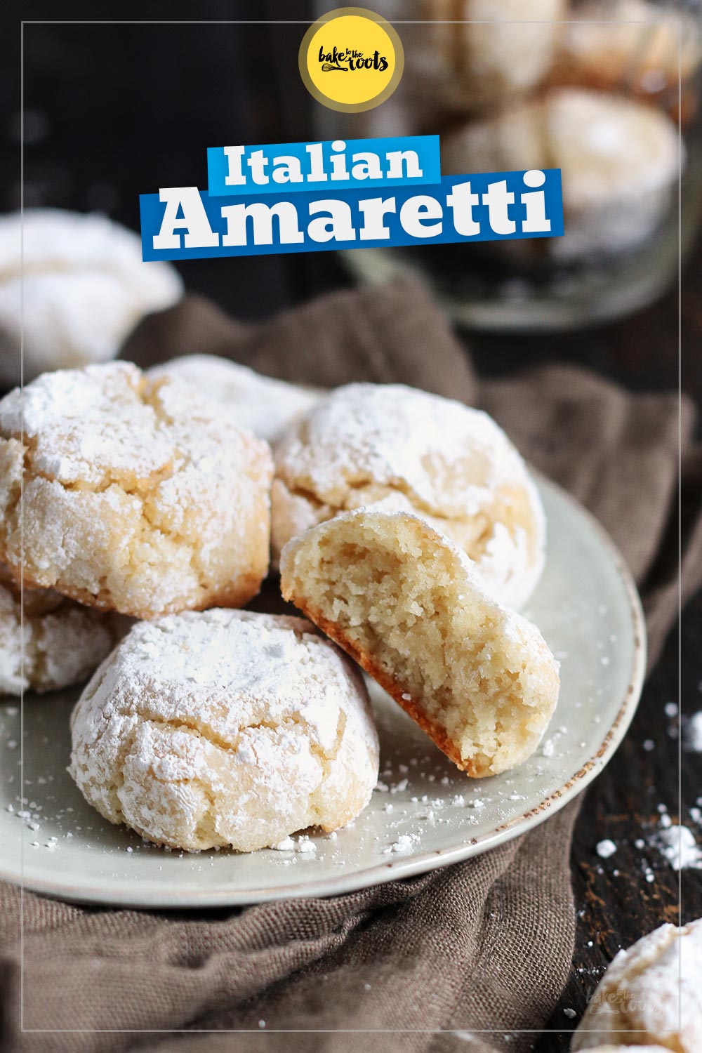Italian Amaretti Cookies | Bake to the roots
