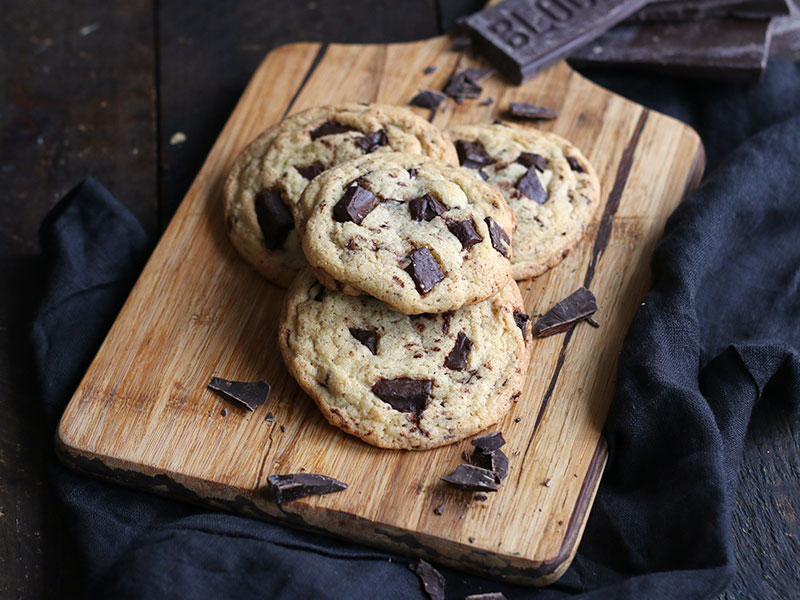 Chunky Chocolate Cookies | Bake to the roots