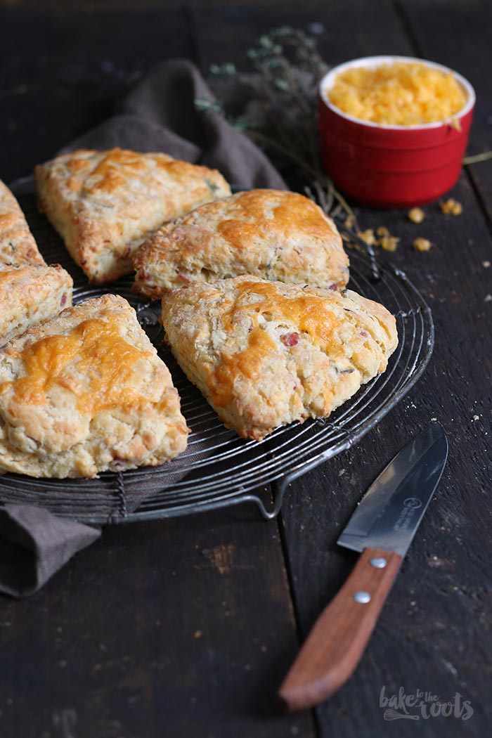 Cheddar Bacon Scones | Bake to the roots