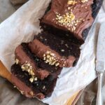 Avocado Banana Walnut Chocolate Cake | Bake to the roots