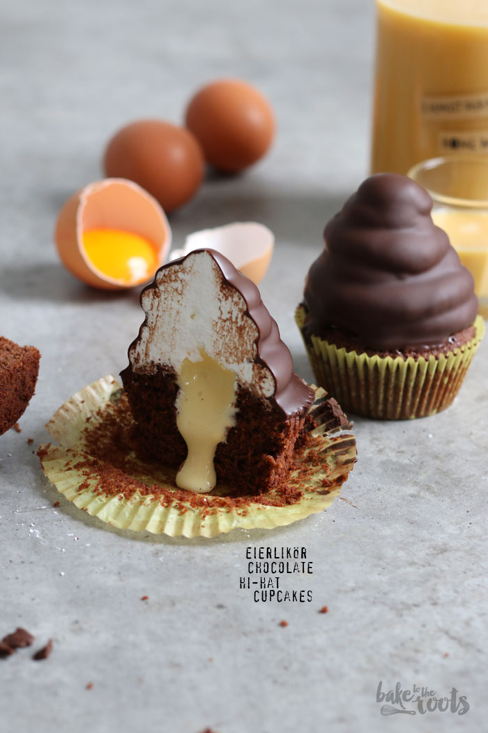 Eierlikör Hi-Hat Cupcakes | Bake to the roots