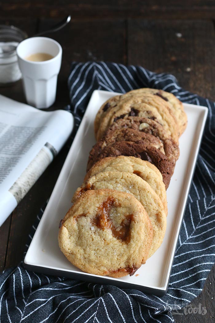Salted Caramel Cookies | Bake to the roots