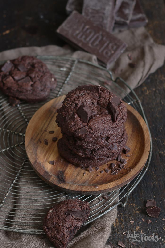 Double Chocolate Cookies | Bake to the roots